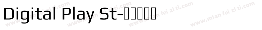 Digital Play St字体转换